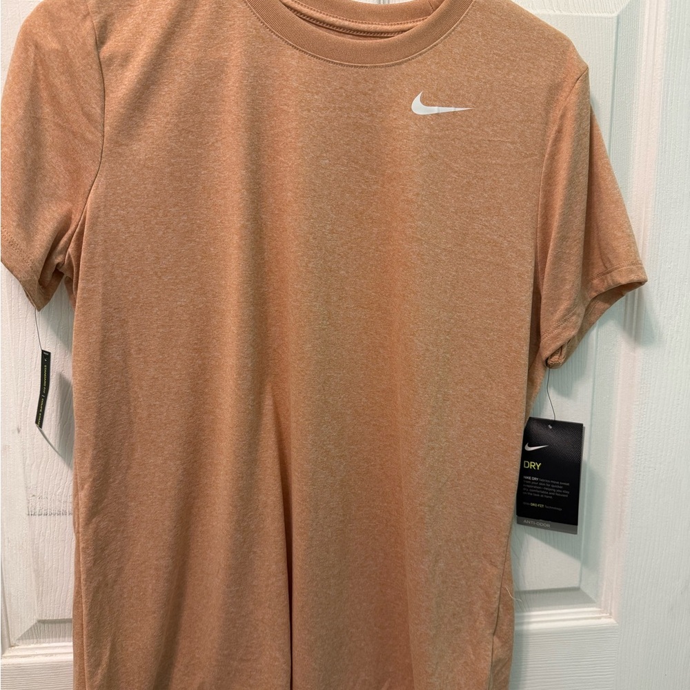 Nike Men's Short Sleeve Tan Tee